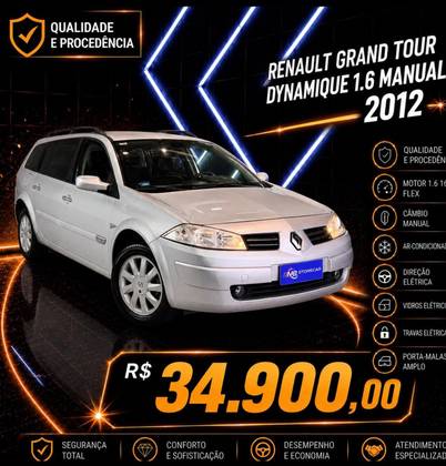 RENAULT MEGANE 1.6 DYNAMIQUE GRAND TOUR 16V FLEX 4P MANUAL